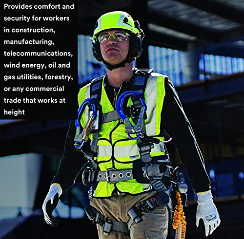 3M Securefit Safety Helmet - Climbing Style Inspired Safety Helmet With 6 Point Suspension System, Vented With Scotchlite Reflective, Hi Visibility Green, X5014Vx-Ansi, Construction #TOP1
