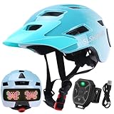 Kinder-Fahrradhelm für Jungen und Mädchen: Helm für Kleinkinder und Kinder von 3–14 Jahren mit 64 LED-Leuchten, Kinderhelme, Multisport-Schutz