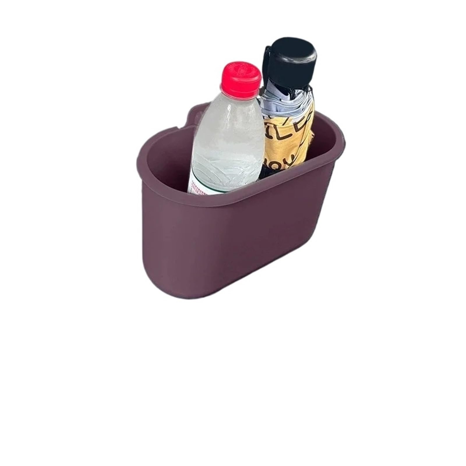 TNTGEBFVBG Car Bin Car Magnetic Hanging Storage Box Color Silicone Cars Rubbish Bins(Purple)