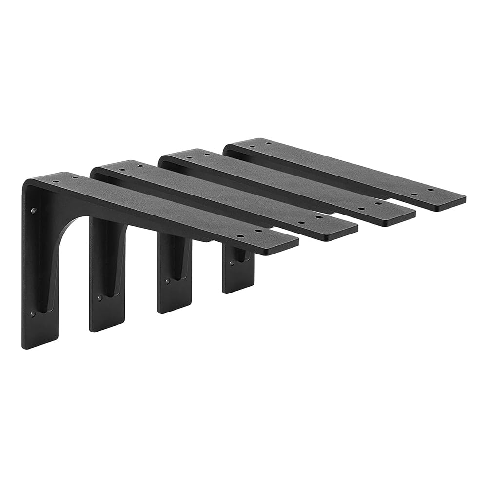 Équerre de support d'étagère en métal de 9,5" pour aménager une cuisine moderne