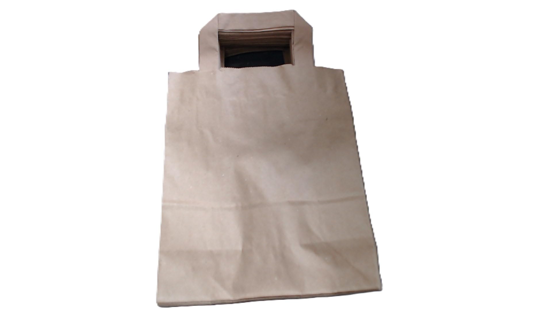 GREENBOX Ekologiczne papierowe torebki do noszenia, duże, papierowe torebki na prezenty, biodegradowalne, kompostowalne, 25 brązowych torebek papierowych 18 x 8 x 22 cm