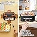 IFENROL Electric Heated Lunch Box for Adults, 100W 3-IN-1 2 Pack 1.8L Containers Heating Lunch Box for Men Portable Double Layer, Fast Heated Food Warmer,12V/24V/110V for Car Truck Office Home