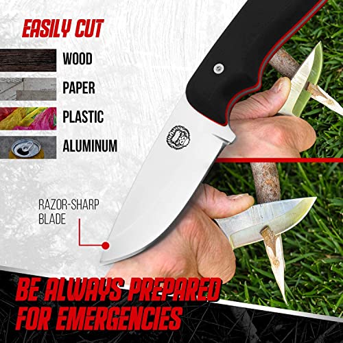 Holtzman'S Gorilla Survival 00011211 Redline' Fixed Blade Hunting Knife thumb #2