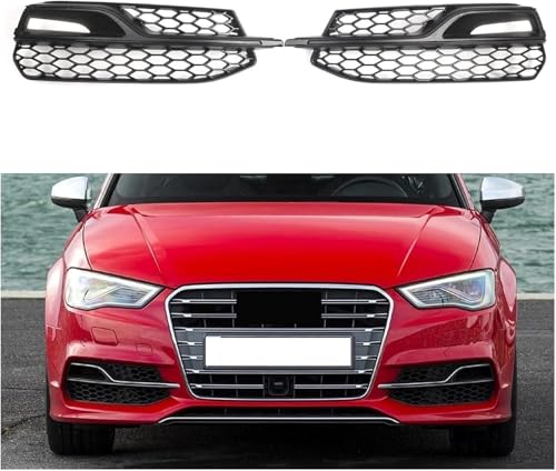 Parrilla delantera doble puente acabado S-Line 2014-2016 simetría premium de coche 3
