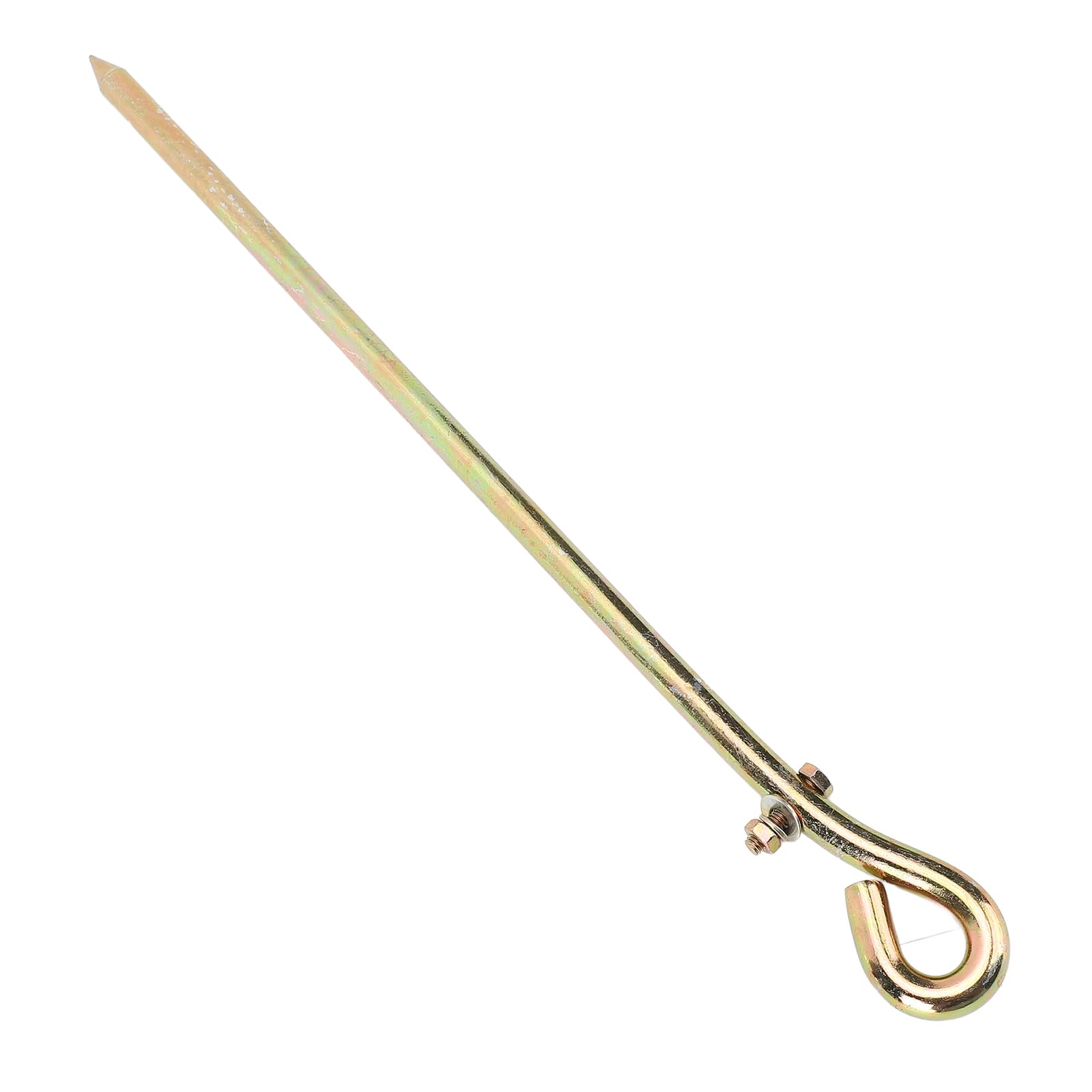 Ejoyous Picchetto di Messa a Terra in Filo per Recinto Elettrico Picchetto di Messa a Terra in Acciaio Zincato con Clip a Coccodrillo Cavo da 100 Cm Kit di Collegamento in 3 Pezzi per Caricabatterie