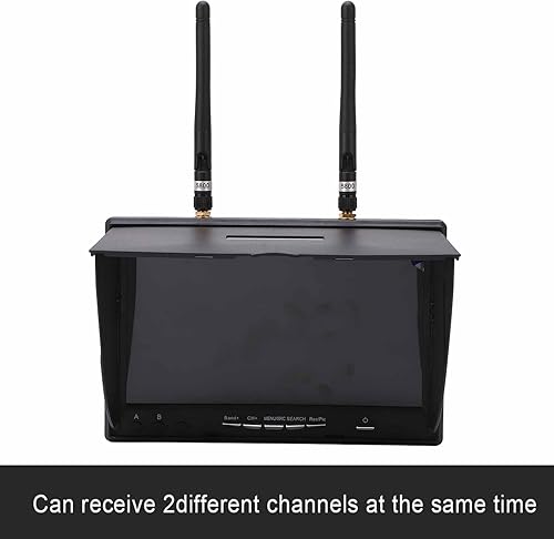 Miniatura 7 de Oumefar 5.8 GHz 40 canales Monitor de 7 pulgadas LCD Receptor Monitor RC Monitor FPV Gafas FPV Cámara Vídeo Drone Accesorios Piezas para FPV Drone