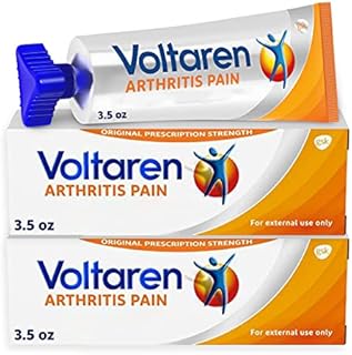 Voltaren Arthritis Pain Gel for Powerful Topical Arthritis Pain Relief, No Prescription Needed - 3.5 oz/100 g Tubes (Pack of 2)