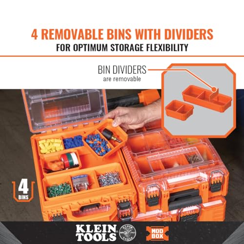 Bacs de rechange modulaires Klein Tools 54810MB pour boîte à composants - 2