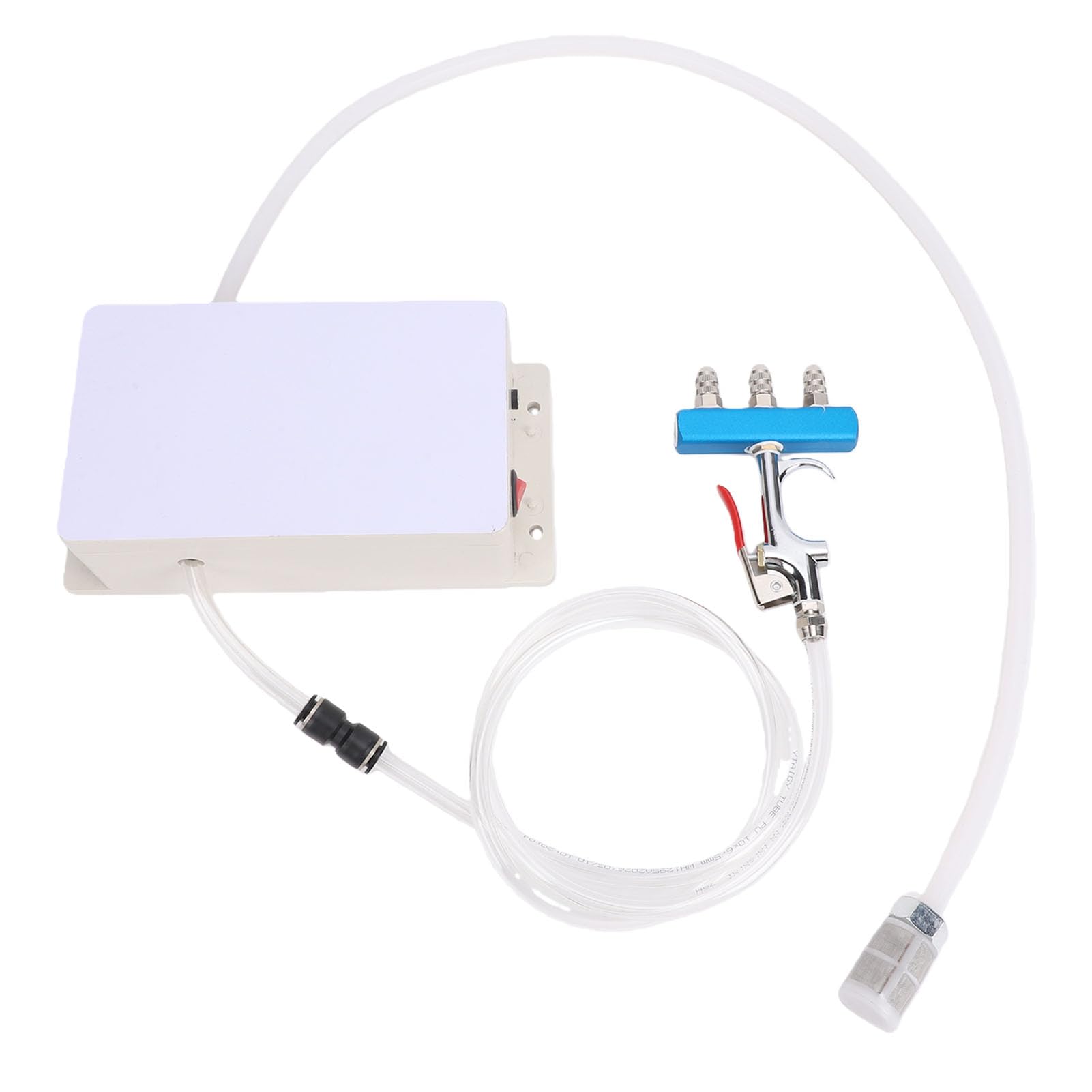 ANGGREK Elektrische Marinadenspritze Fleischinjektor mit 10 Nadeln for Truthahn Braten Rindfleisch (EU-Stecker) | Lebensmittelechter ABS, Direkt aus Dem Behälter, Ideal Zum BBQ, Ergonomisch