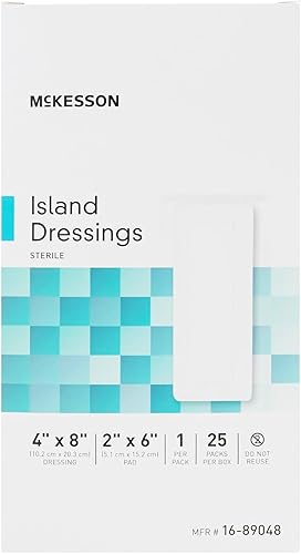 Miniatura 8 de McKesson Aderezo para islas, estéril, polipropilenorayón, 4 x 8 pulgadas, 25 unidades, 1 paquete