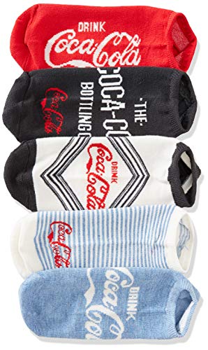Coca-Cola Women's 5 Pack No Show Ankle Socks3