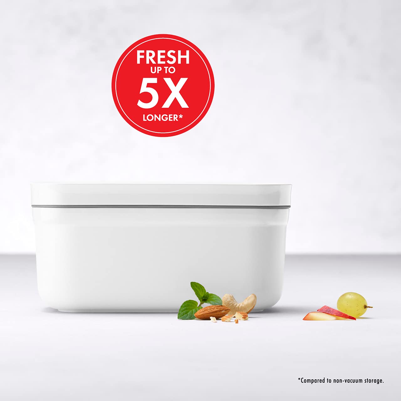 Zwilling Fresh & Save Vakumlu Yemek Taşıma Kabı, S, Plastik, Beyaz-Gri