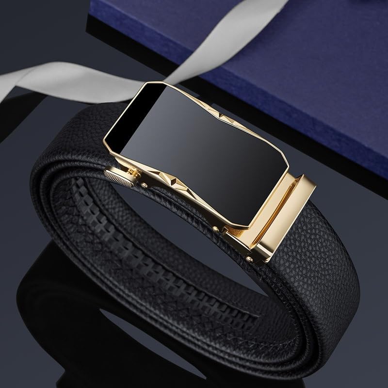 Men's Genuine Leather Cow Belt Men's Business Casual Pants Belt Belt Men's(105cm)2