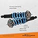 maXpeedingrods Coilover for Infiniti G37 RWD 2008-2015, for Nissan 370Z RWD 2009-2020, 24 Levels Damper Adjustable Coilovers Suspension Kit Strut, Height Adjustable T6 Upgraded Lowering Kits Blue