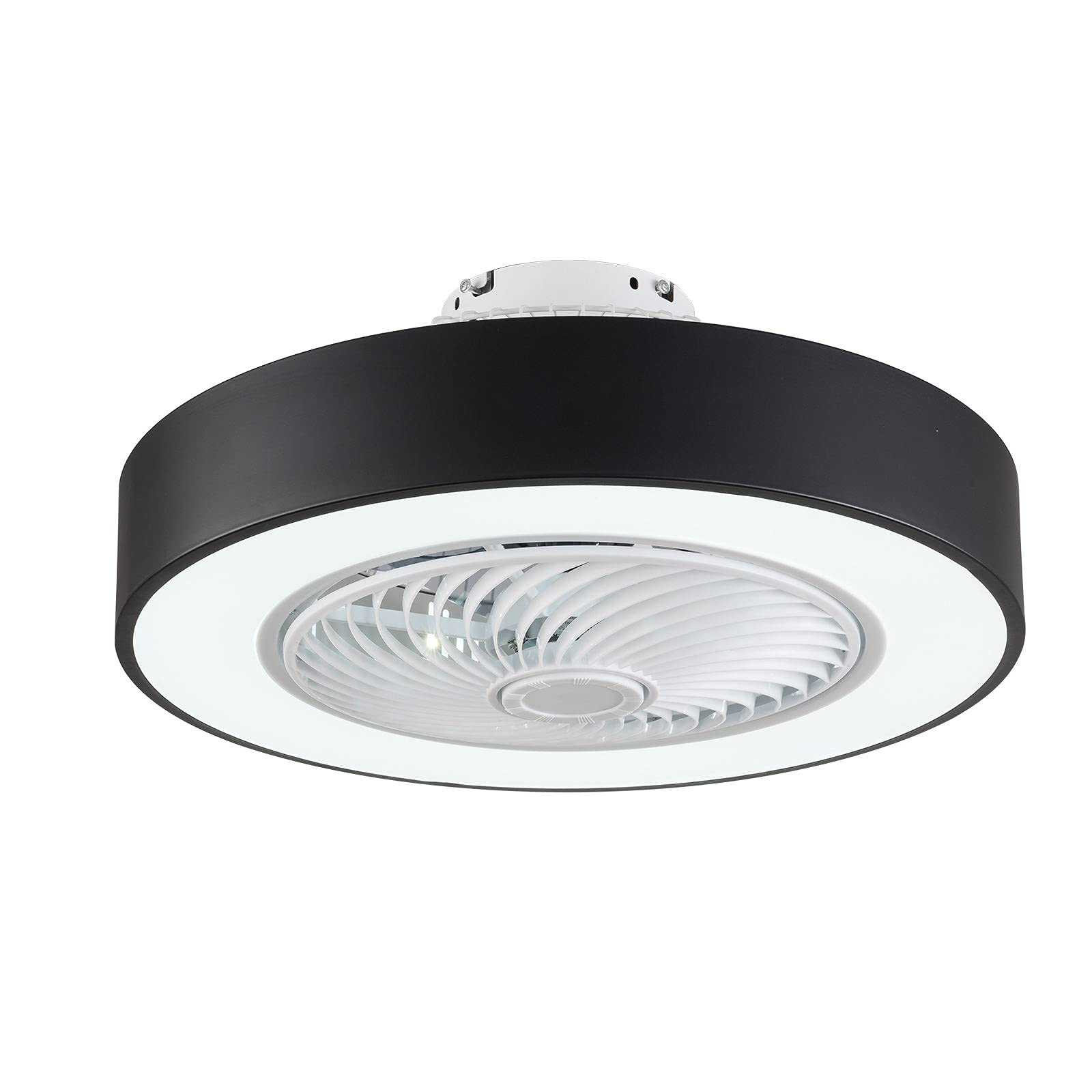 Ventilateur de plafond plafonnier LED encastrable télécommandé 48W