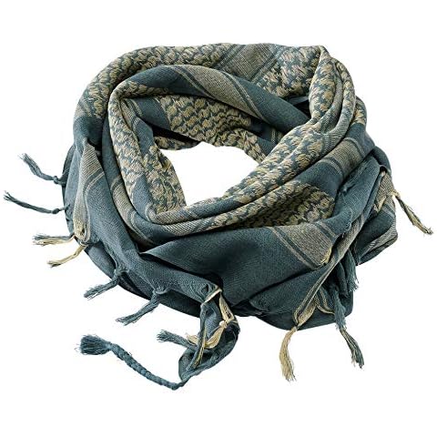 "Brandit Shemag Scarf, Petrol-Khaki, 110x110 Cover