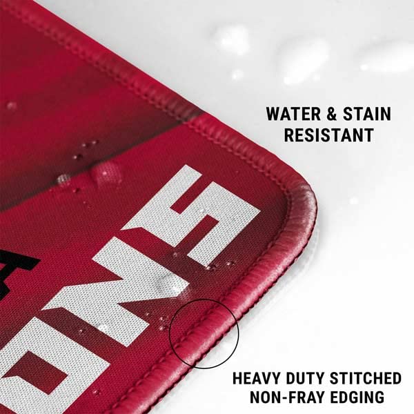Skinit Small Gaming Mouse Pad - Officially Licensed Atlanta Falcons Design with Stitched Edges, Waterproof, Non-Slip Rubber Base, Desk Mat for Keyboard & Mouse, 12.6