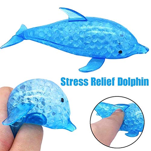 YOISMO Dolphin Water Bead Filled Squeeze Toys