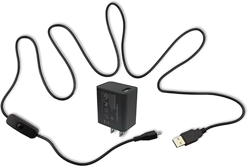 Miniatura 5 de MakerSpot - Fuente de alimentación 5V3A con interruptor de 2.5 A, 2 A, 1.5 A, 1 A, adaptador de CA de carga rápida rápida con interruptor de