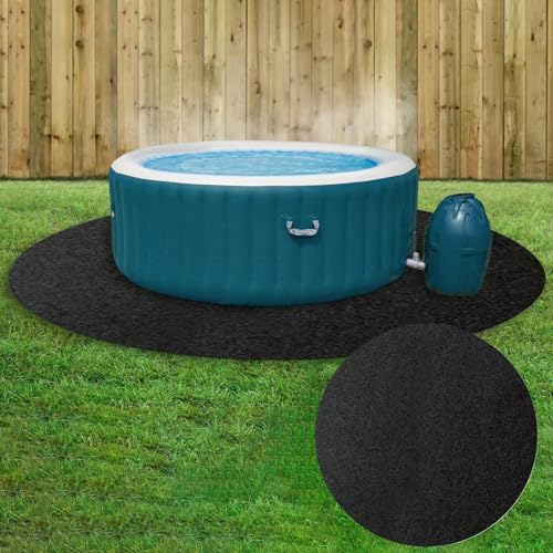 Tapis de spa antidérapant et imperméable de 3.7m pour base au sol - 7
