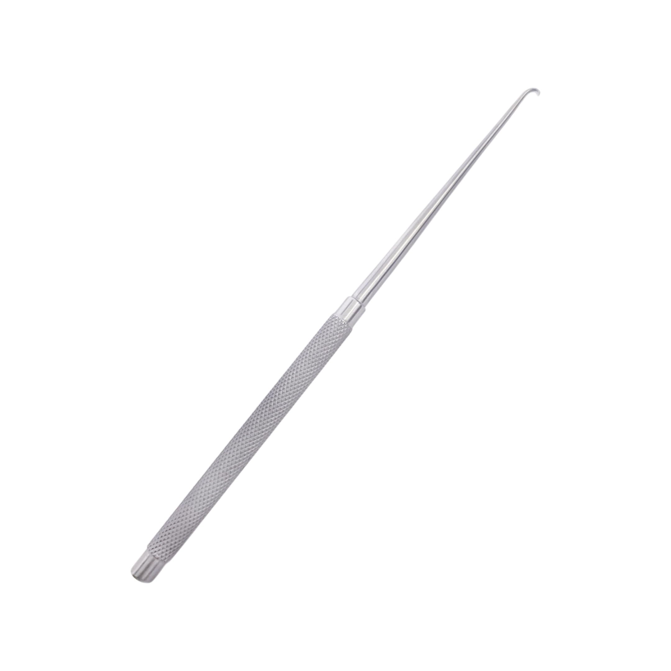 NJ Enterprises Gillies Skin Hook Fishing 15.5cm, Fisherman Single Hook Sharp Tip, Round Hook Medical Surgical Instrument Made of Stainless Steel, Joseph Skin Hook (Sinlge Hook)