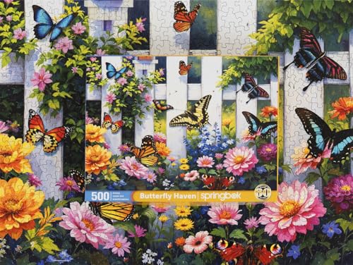 Puzzle de Mariposas Jardín Colorido 14+ Anos miniatura 3