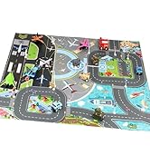 Amazon.co.jp: Percy's Caravan プレイマット 道路 交通 車 マップ