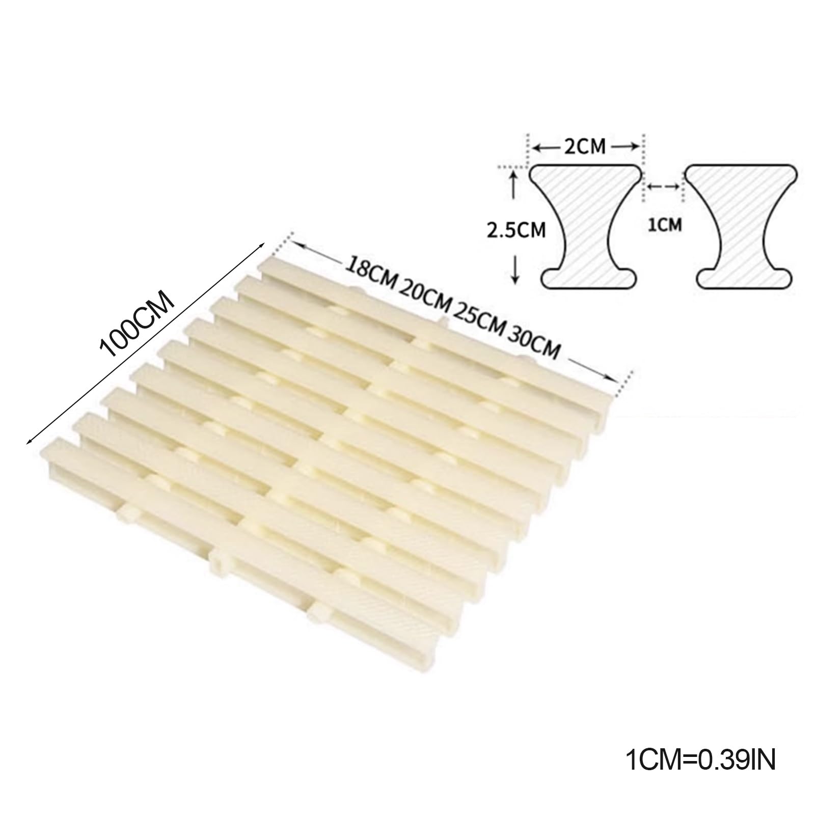 Griglie di drenaggio resistenti per piscine - 10 pezzi, griglia di drenaggio beige, filtro per canale di scarico doccia pieghevole da 25 cm per uso esterno e a bordo piscina, coperture di scarico