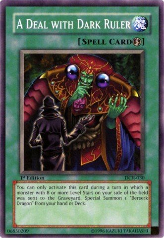 Yu-Gi-Oh! - A Deal with Dark Ruler (DCR-030) - Dark Crisis - Unlimited Edition - Common