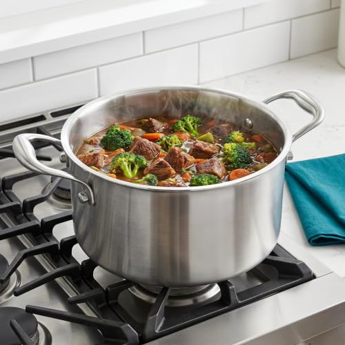 QPQ 5-Ply Stainless Steel 6-Quart Stock Pot with Lid for All Cooktops by QPQ - Used condition - Image 9