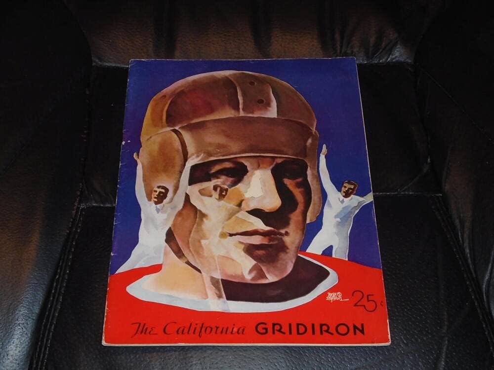 1933 SAINT MARY'S AT CALIFORNIA COLLEGE FOOTBALL PROGRAM EX PLUS
