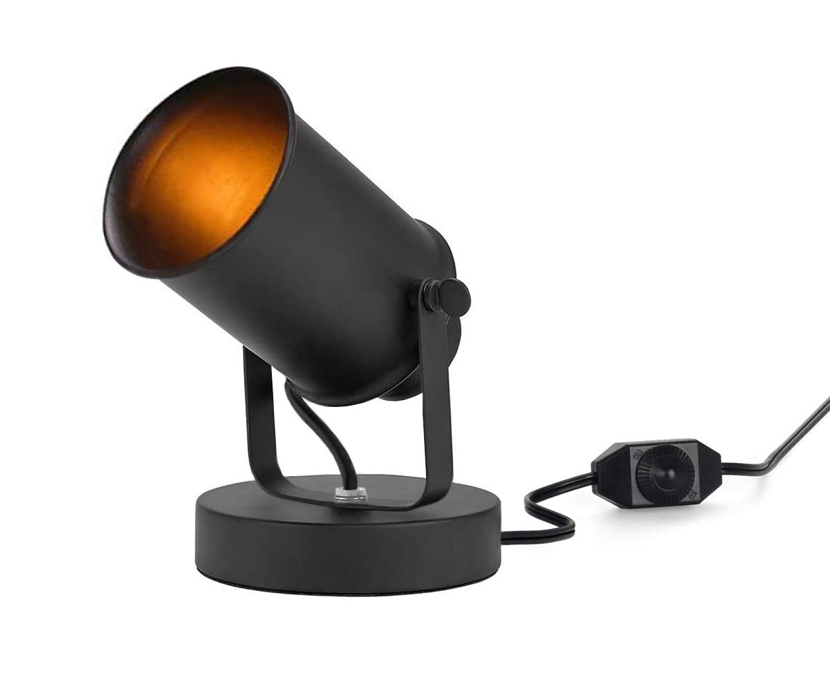 Kiven Multi Purpose Spotlight Background or Ground Accent Light,Dimmable, Black