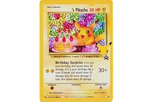 Celebrate Birthdays with Pokemon: Birthday Pikachu Single Card