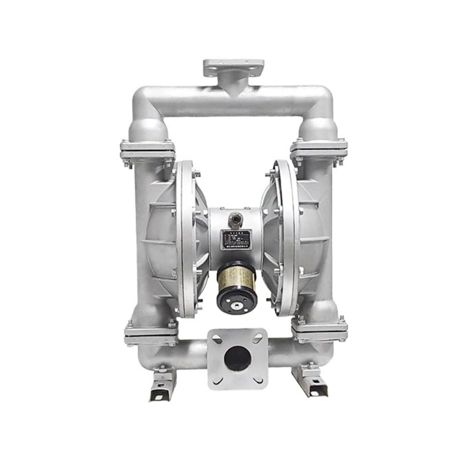 Diaphragm Pump, Diaphragm Pumps, Aluminum Alloy Pneumatic Pump Flange Connection Large-Diameter Rubber PTFE