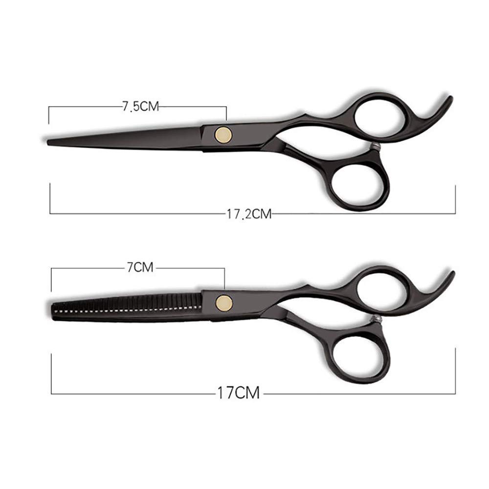 NA Forbici da Barbiere Kit, Forbici Capelli, Forbici per Sfoltire I Capelli, Parrucchiere, Confortevole e Regolabile