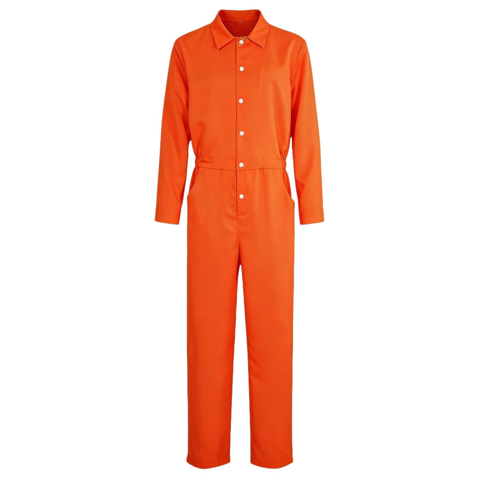 Adult Men's Orange Prison Jumpsuit