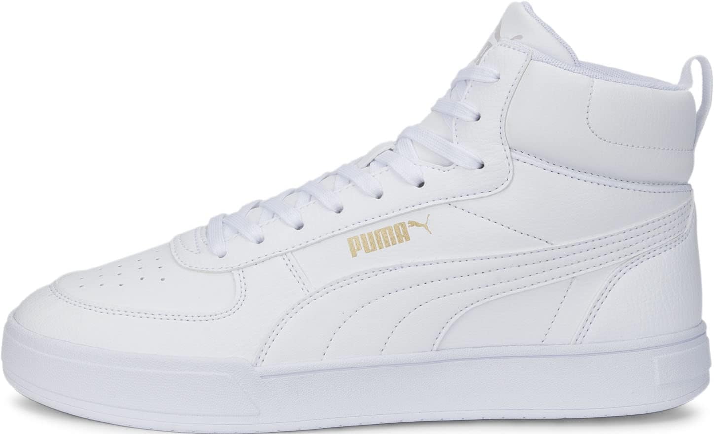 Puma Women's Caven Mid Sneaker White/Gold/Gray Violet 5.5