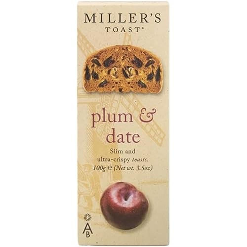 Artisan Biscuits Miller's Toast Plum & Date (100g)