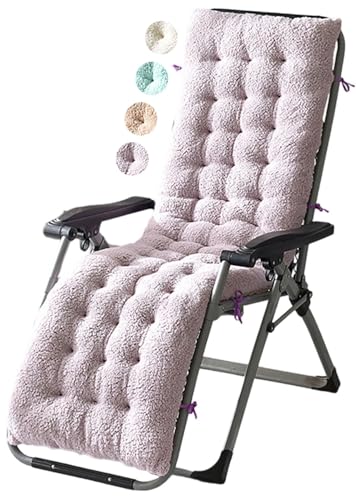 Cojín para Tumbona Grueso 130x50/160x50cm Jardín Cojines para Silla Mecedora Suave Cómodo con Respaldo Colchoneta Tumbona para Jardín, Piscina, Playa, Terraza y Balcón(Color4,130x50x10cm)