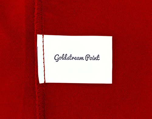 Goldstream Point Red 32 Inch Round X 43 Inch Tall Spandex Cocktail Tablecloth Folding Cover Stretch #TOP6