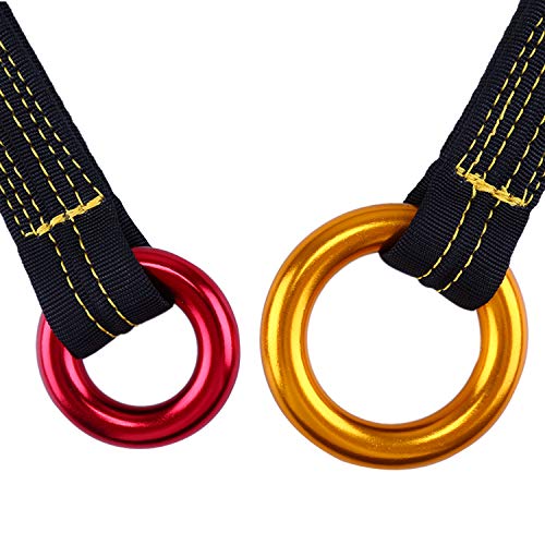 Tree Arborist Friction Saver Tree Climbing Cambium Saver Loop Belt Sling Retrievable Anchor 35.4 Inch/43 Inch #TOP7