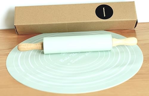 Miniatura 4 de beicemania Juego de rodillos y alfombrillas para hornear, color verde