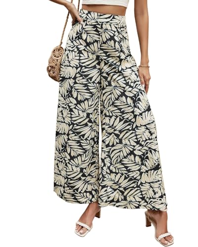 Eyebogler Women Pure Cotton Graphic Printed Palazzo