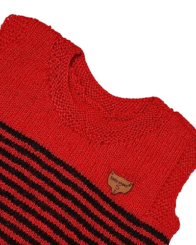 Image of Handmade Winter Wear Kids Woolen Sleeveless Sweater Boys and Girls