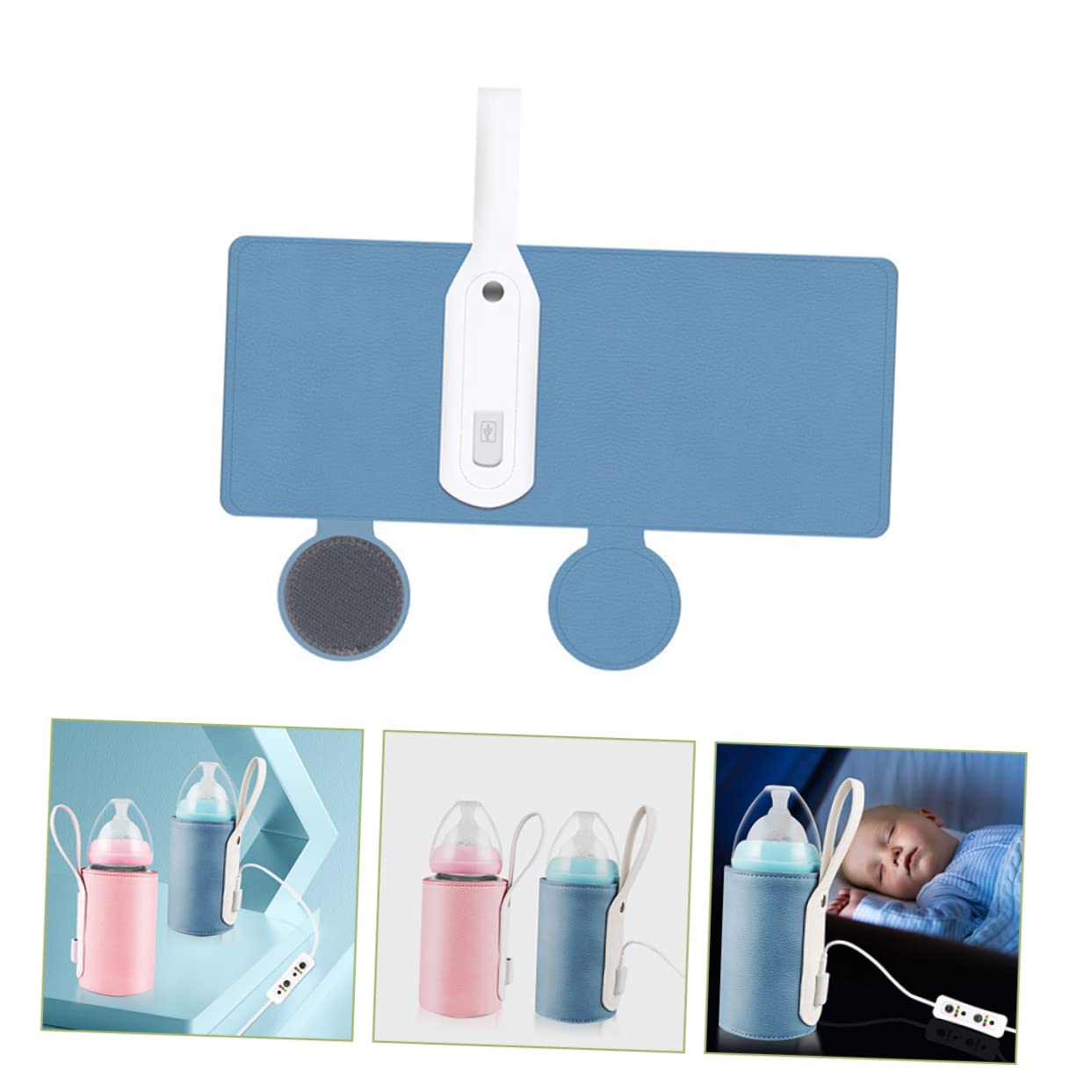 Totority Milk Bottle Warmer for Babies Portable Bottle Heater Travel Warmer for Breastmilk