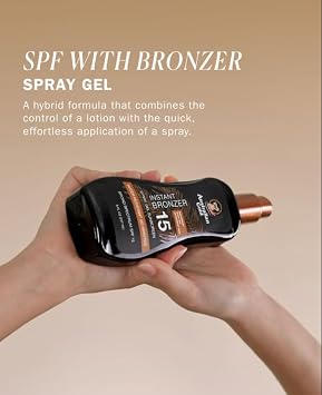 Australian Gold Spray Gel Sunscreen with Instant Bronzer SPF 15, 8 Ounce | Moisturize & Hydrate Skin | Broad Spectrum | Water Resistant | Non-Greasy SPF 15 8 Fl Oz (Pack of 1)