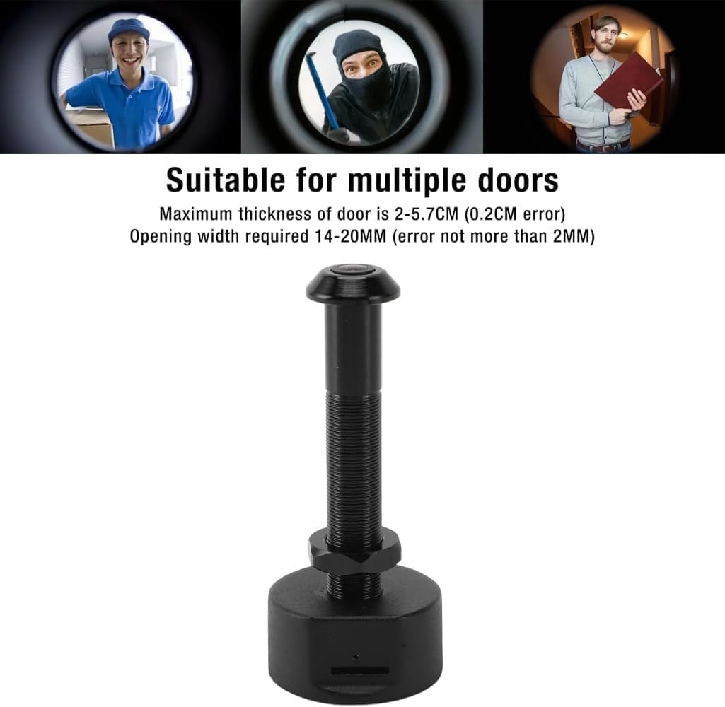 Amazon.co.jp: Wifiドアのぞき穴カメラ、HD 1080P 170°広角