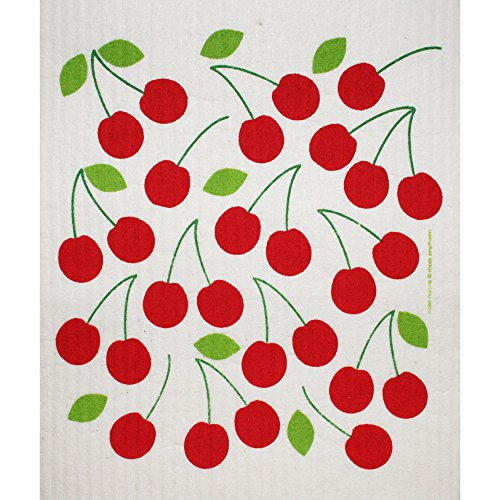 ScandinavianShoppe Swedish Dishcloth - Cherries
