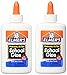 Elmers Washable No-Run School Glue, 4 oz, 1 Bottle (E304) - Pack of 2