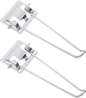 Housoutil Foldable Table Leg Set 2pcs Hairpin Legs for Furniture Easy to Assemble for Desk Bedside Table Bench